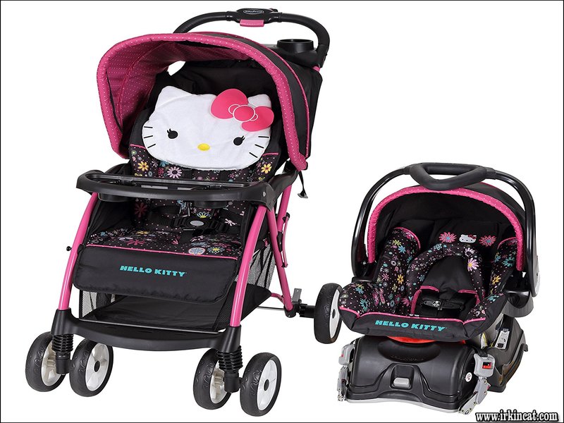 Hello Kitty Carseat And Stroller